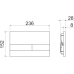 Инсталляция с унитазом и с кнопкой смыва Ceramica Nova CN3009_1002CH_1000