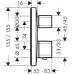Термостат Hansgrohe Ecostat E 15708000 для ванны с душем, 2 режима