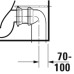Чаша напольного унитаза Duravit D-Neo безободковая 2002090000