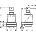 Дозатор для жидкого мыла Hansgrohe 41745000 хром