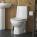 Напольный унитаз Sanita Luxe Next с бачком и микролифтом WC.CC/Next/2-SlimDM/WHT.G/S1