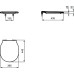 Напольный унитаз Ideal Standard Connect с бачком и микролифтом, безободковый E009701+E073401+E036601