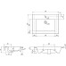 Раковина мебельная Kirovit Оскар 75 Оскар75 белая